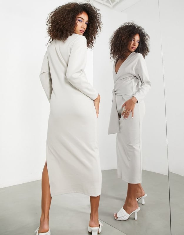 Asos jersey midi dress clearance
