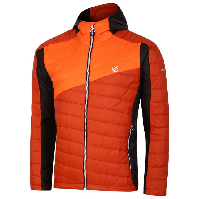Materiaal: 100% polyester. Stof: Iloft Ecofill, Ripstop. Ontwerp: Kleurenblok, Logo, Quilted. Stof Technologie: Hoge Warmte. Halslijn: Kap, staande kraag. Mouwtype: Met lange mouwen. Eigenschappen van de kap: Grown On Hood, Stretch Binding. Zakken: 2 Zijzakken, Rits. Bevestiging: Volledige ritssluiting. Zoom: Gedeeltelijk Elastisch.