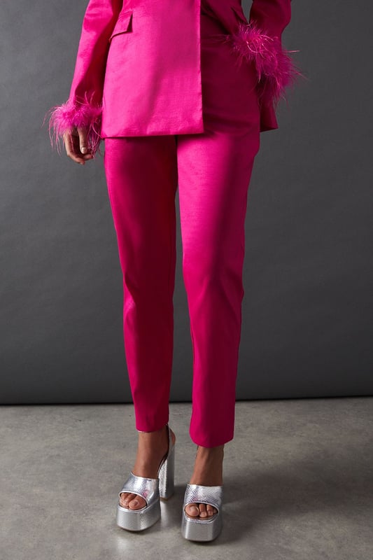 Premium Taffeta Straight Leg Trouser