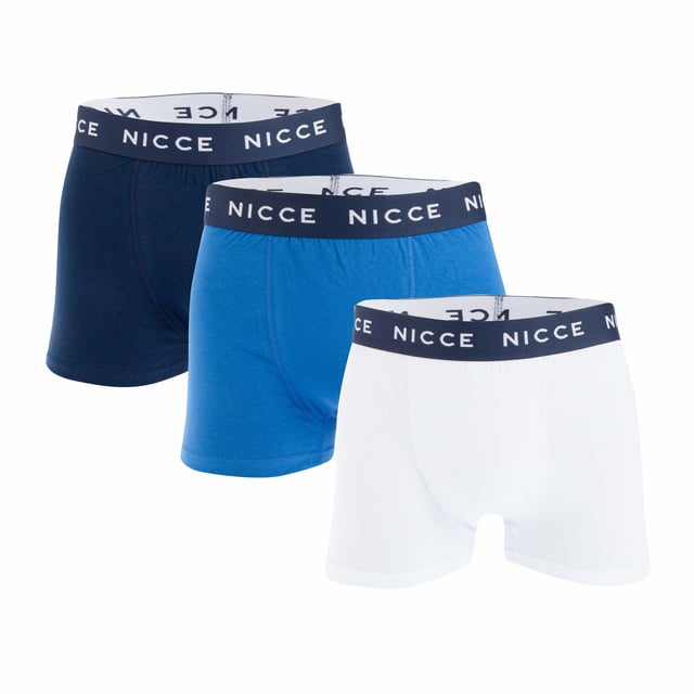 Men's NICCE Cosum Pack Boxer Shorts.- NICCE signature elastic waistband.- Stretch cotton comfort fabric.- 95% Cotton, 5% Elastane. Ref: NC2T125595.
