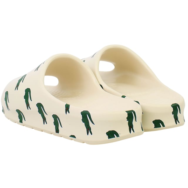 The Lacoste Serve Slide 2.0 223 3 SMA Men's Beige Sliders blend casual comfort with understated elegance, making them a perfect choice for laid-back occasions. With their neutral tone and premium build, these sliders are versatile for home, beach, or poolside use.
Â 
Key Features:
Ergonomic Footbed: 

Designed for superior comfort and support, ensuring a relaxed fit throughout the day.


Durable Synthetic Strap: 

Embossed with the iconic Lacoste crocodile logo, adding a touch of signature style.


Slip-On Design: 

Offers easy on-and-off convenience, ideal for leisure and quick outings.


Textured Rubber Outsole: 

Provides reliable grip and stability on various surfaces, including wet environments.


Lightweight Construction:

Minimizes fatigue, making these sliders comfortable for prolonged wear.


Water-Resistant Material: 

Perfectly suited for poolside, shower, or beach settings, offering durability against water exposure.


Neutral Beige Colorway: 

A versatile and subtle shade that complements a wide range of casual and summer outfits.


Â 
The Lacoste Serve Slide 2.0 223 3 SMA Men's Beige Sliders are a stylish and practical option for relaxed days, combining iconic branding with everyday functionality. Perfect for adding a modern, minimalist touch to your leisure footwear.