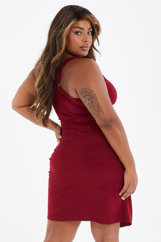 Quiz berry lace dress clearance