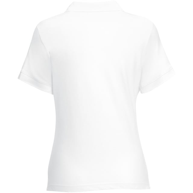 Designed for use in the workplace with a longer body length and looser fit. Guaranteed to perform at 60º wash. Fused placket with two self-coloured buttons. Easy care fabric. Weight: 170-180g/m². Fabric: Easy care 65% Polyester, 35% Cotton. *Corrected sizings: XS (6: Dress Size). S (8: Dress Size). M (10: Dress Size). L (12: Dress Size). XL (14: Dress Size). 2XL (16: Dress Size). FRUIT OF THE LOOM - a brand steeped in tradition, offering a comprehensive range of garments.