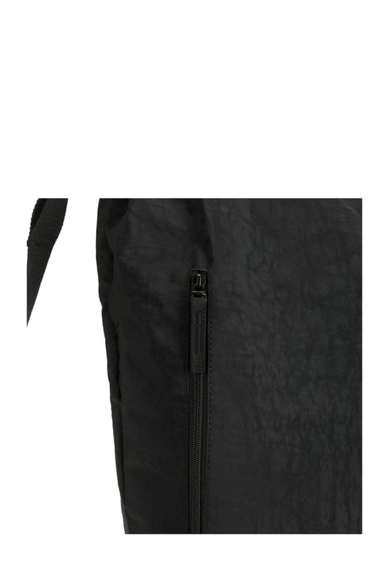 A medium-sized drawstring backpack made in crushed nylon fabric. This practical everyday backpack has plenty of space and multiple pockets for you to organise your essentials. Its lightweight and stylish design will complement any outfit. Ideal for heading to school, daily commuting or a weekend away. Features: , Artsac rubberised patch logo, Drawstring opening, Adjustable shoulder straps, Exterior front and back zipped pocket, Internal zip and slip pockets, Splash proof crushed nylon Style Ref: 50295 BLACK