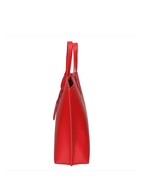 Bolso de mujeres con un solo compartimento sin forro en cuero Ruga genuino. Bolsa interna extraíble. Producto artesanal italiano. Hecho en Italia