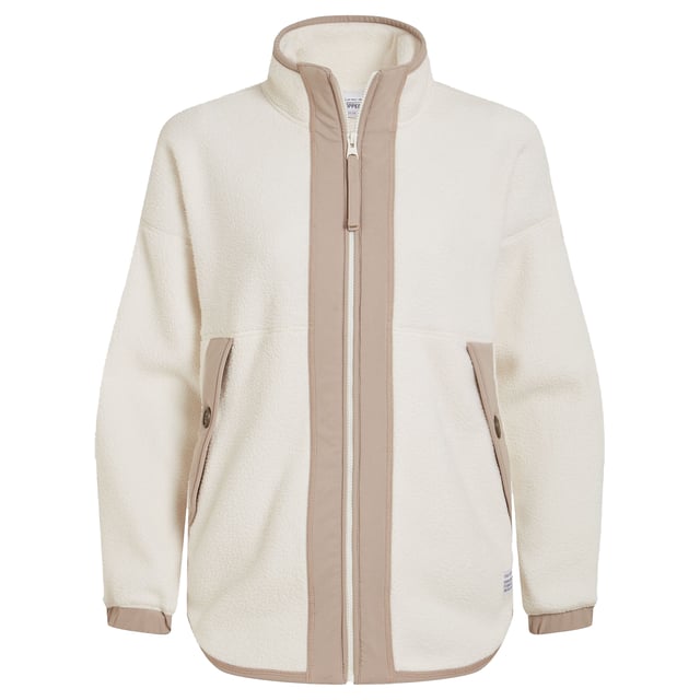 Elastan, Recyceltes Polyester. Füllmaterial (%): 100% Recyceltes Polyester. Gewebe: Teddyfleece, Fleece. Design: Unifarben, Aufschrift. Gewebetechnik: Bio3 Kohlenstoff Smart Polyester, CO2 Renu Technologie, isolierend, Steppes Isolierung. Langärmlig. Stehkragen. Taschenart: Zwei Seitentaschen, Reißverschluss, Bolzenbefestigung. Durchgehender Reißverschluss. 34 DE: 84 cm. 36 DE: 88,9 cm. 38 DE: 95,25 cm. 40 DE: 102 cm. 46 DE: 120,65 cm. 44 DE: 114,3 cm. 42 DE: 108 cm.