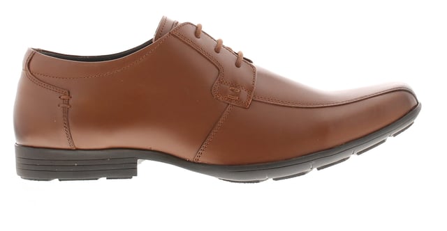 Pod Mens Smart Shoes Toby Leather Lace Up tan