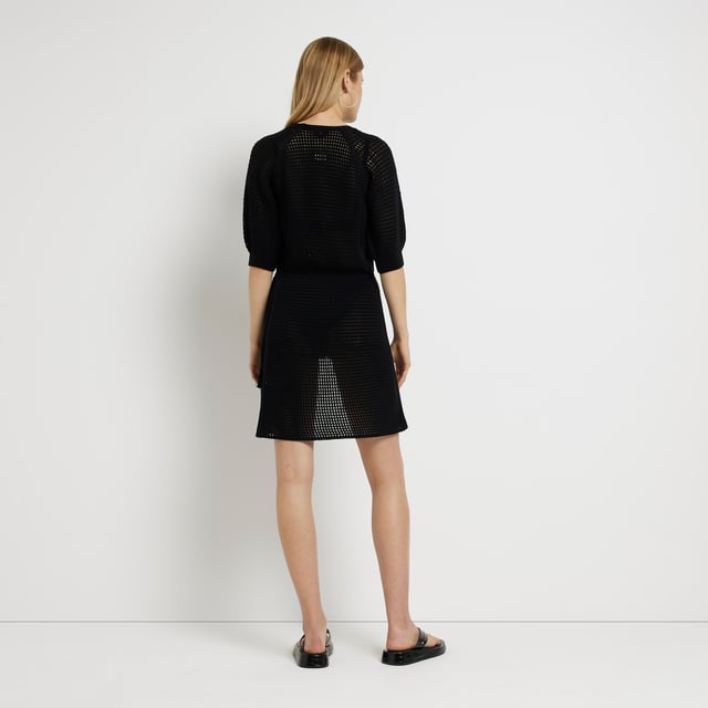 River island black beach dress 2025