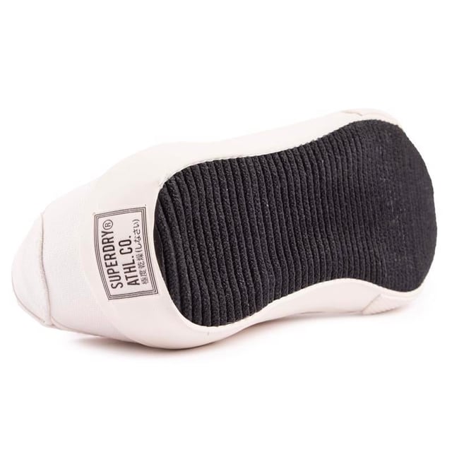 Superdry white plimsolls discount