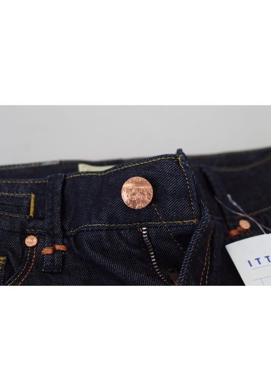Brand: ACHT
  Condition: Brand New with Tags
  Style: Skinny Jeans
  Color: Blue
  Fit: Low Waist
  Closure: Zipper
  Details: Logo
  Material: 99% Cotton 1% Elastane