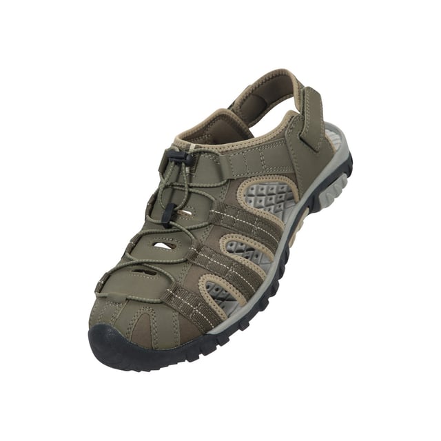 Upper: Neoprene. Lining: Neoprene, Soft. Insole: Cushioned, EVA. Outsole: High Traction. Removable Heel Strap. Flat Heel. Design: Contrast Detail. Toe Style: Round. Fastening: Drawstring, Elastic, Touch Fastening Strap.
