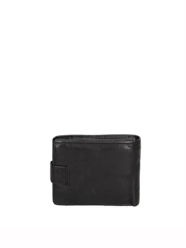 Cartera de hombre. El cierre es con botón de presión. Los bolsillos internos son tarjeteros para billetes y monedas. Los bolsillos externos están ausentes. Falta la correa para el hombro. Falta el mango. Hay un compartimento interno. El material exterior es 100% Piel Auténtica. Internamente está forrado en piel auténtica. Medidas: 12,5x10x2,5 cm. Producto de moda