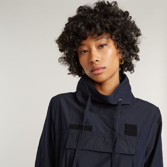 G-STAR RAW Anorak Tunic Dress ネイビー ワンピース G-Star RAW Anorak Tunic Dress