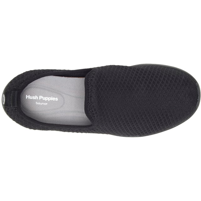 Hush Puppies Womens Ladies Good Shoes Black