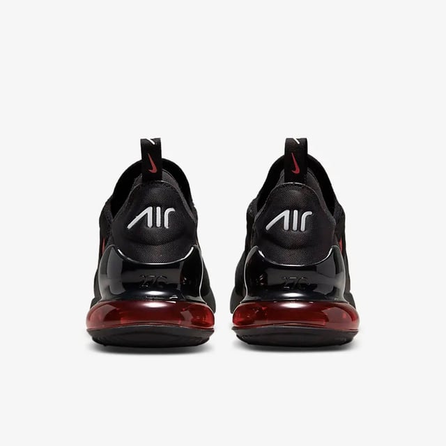 Nike Air Max 270 Trainers Black White University Red