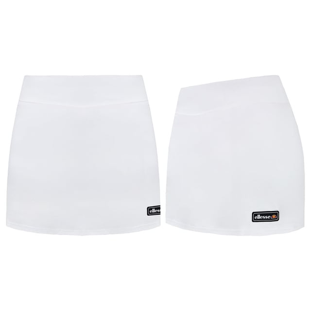 Ellesse Logo White Womens Tennis Amora Skort SDL04009 BLANCO