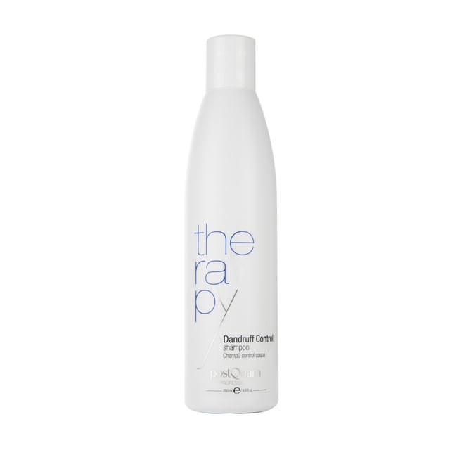 Champú control caspa - Therapy 250 ml
Ref. PQP03031

Descripción
Champú anticaspa 
Champú de tratamiento, formulado a base de piroctone olamine y sulfuro de selenio, que combate la caspa

Actúa a 3 niveles:
1. Ayuda a la eliminación de la caspa, tanto seca (puntos blancos) como grasa (descamación del cuero cabelludo)
2. Calma los picores producidos por la misma
3. Previene su aparición, actuando sobre el foco de infección que la origina

Principios activos:
- Base lavante suave
- Piroctone olamine: acción antibacteriana y antimicrobiana, actúa sobre el foco de infección que origina la caspa, inhibiendo así su desarrollo
- Sulfuro de selenio: efecto queratolítico, elimina las escamas y previene su aparición
- Principios acondicionadores
Contenido
250 ml
Modo de empleo
Aplicar sobre el cabello mojado, masajear el cuero cabelludo y aclarar
Repetir el lavado y dejar actuar unos minutos
Aclarar con abundante agua
