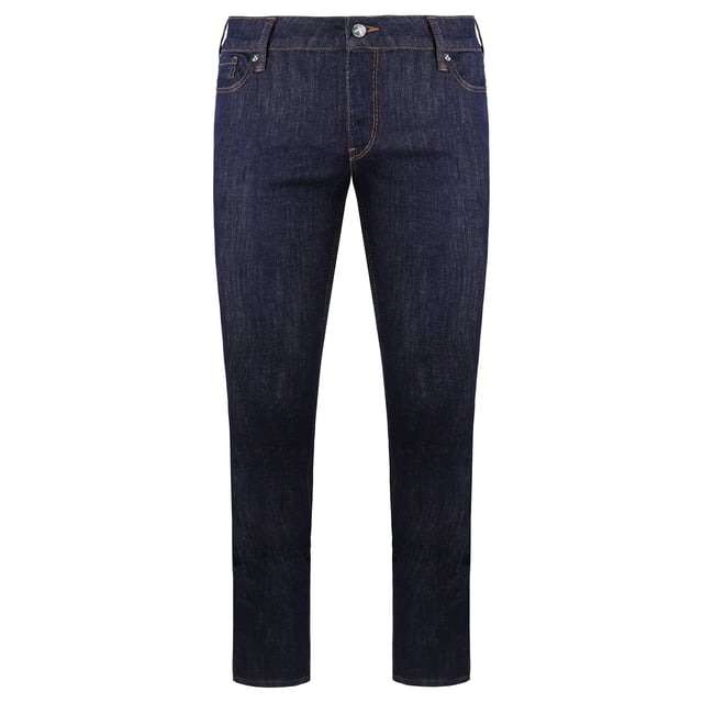 The super skinny jeans in indigo is made of sustainable denim,using blue sign approved fabric and a wash process which minimises energy, waste and water consumption.