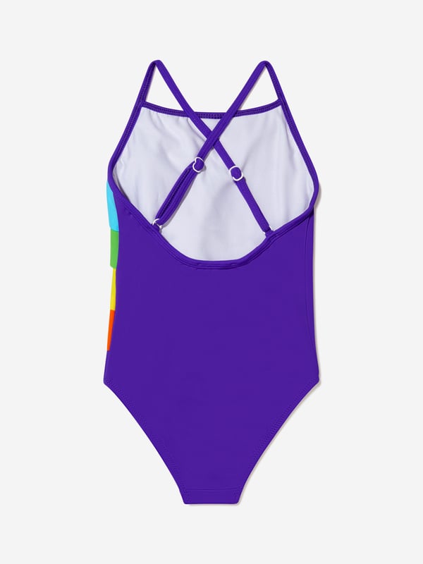 Introducing the Girls Ezra Frill Swimsuit in Purple by Nessi Byrd, a scintillating wardrobe addition for your girl's Swim outfits. Key features include: Stylish Frill Design: The elegant frills imbue a chic and fashionable flair, making it a noticeable garment. Premium Comfort: Crafted from high-grade fabrics, this swimsuit ensures premium comfort for your princess's seaside escapades. Trendsetting: The vibrant purple Ezra swimsuit revamps your girl's wardrobe. Order now and let your little fashionista shine in style!
