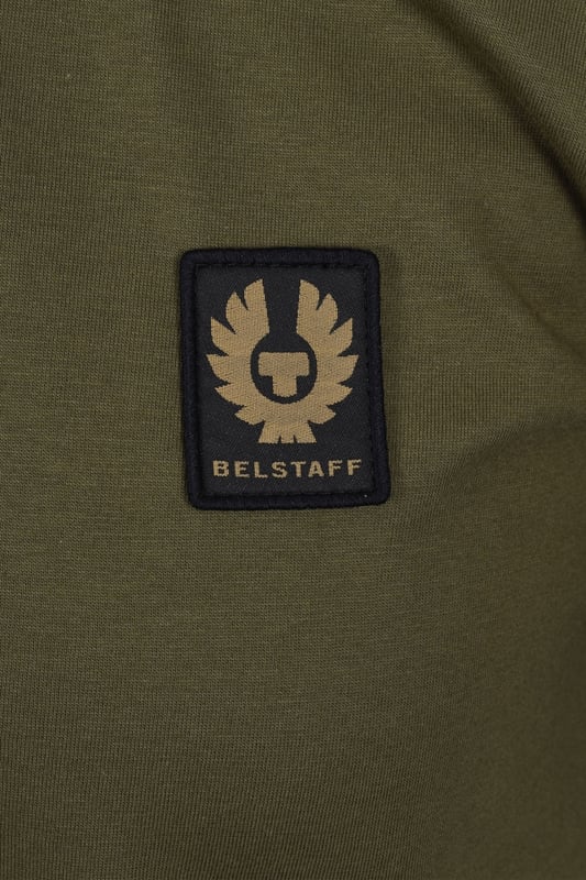 Belstaff Short Sleeved T-Shirt True Olive
This is the essential crew neck t-shirt from Belstaff. made from 100% cotton, featuring a crew neck, regular fit and the distinctive Belstaff badge to the chest. Ideal for wearing as is on a hot day or as a layer when things cool off.

100% Cotton
Crew Neck
Badge Logo to the chest
Style - 71140305