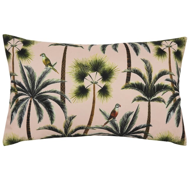 Bring the tropical feels to your outdoor space. This fully reversible design in beautiful forest green tones is sure to stand out in any garden.