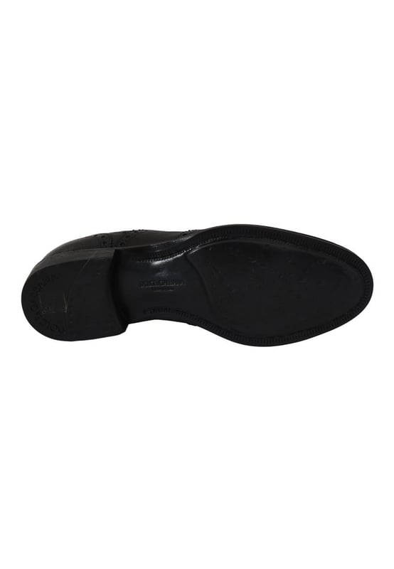 Brand: Dolce & Gabbana
  Model: Derby Taormina wingtip dress formal
  Color: Dark Blue
  Material: 100% Leather
  Leather and rubber sole
  Logo details
  Made in Italy