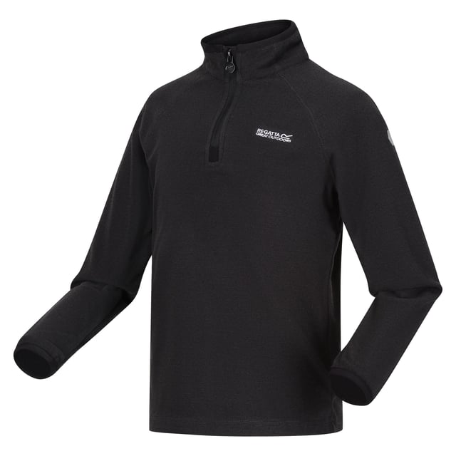 Microfleece-Top mit Mini-Streifen und Reißverschluss bis zur Brust. 140gsm. Stretch-Einfassung an Bündchen und Kragen. Maschinenwäsche.