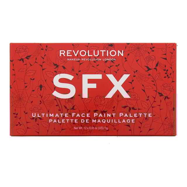 Revolutions ultimate face paint palette has all the colours you will need for the great look that you will be inspired to create. Happy painting and you will be spoilt for choice with this Cruelty Free and Vegan palette..