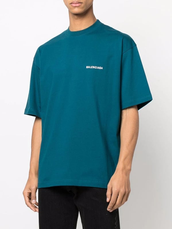 Balenciaga stapled hotsell shirt