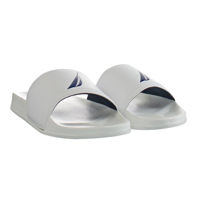 Nautica Habrour Sliders sintéticos de hombre sintéticos nautica n9cr0069 blanco