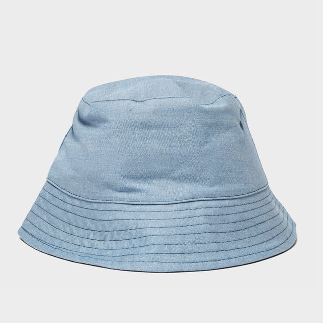 Enjoy sunny days in comfort and safety with this fun bucket hat from Peter Storm. The hat's bucket shape has been designed to shield you from the sun, with a wide brim to shade your face and let you stay out in the sun for longer. - Casual and comfortable sun hat from Peter Storm - Bucket design with wide brim for extra sun cover - 100% cotton face material and lining - Recommended activity - walking / travelling / every day wear
