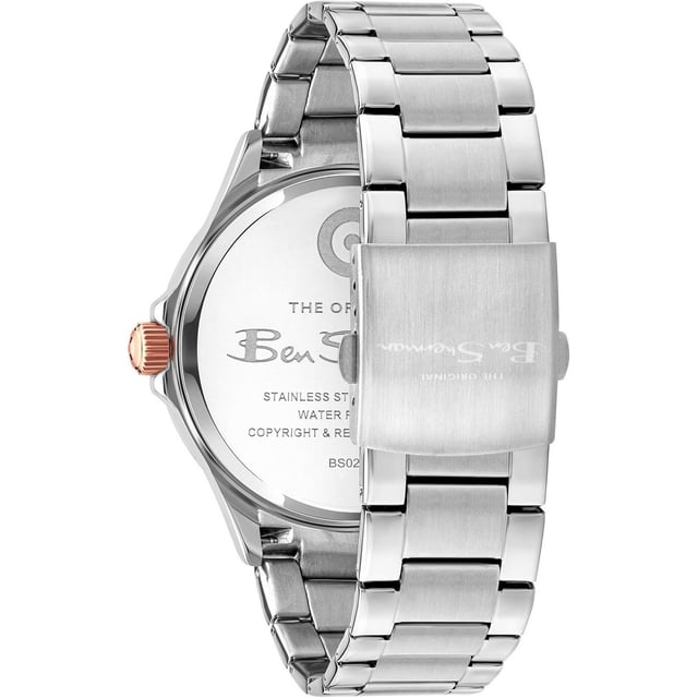 BEN SHERMAN BS029BSM watch man quartz• material: stainless steel• glass: minerale• strap: stainless steel• color: blue• water reistance: 0 m (0 ATM)• case size: 43 mm