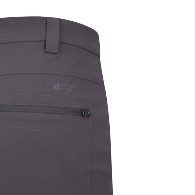 96% Nylon, 4% Elastane. Design: Logo, Plain. Fastening: Button. 2 Way Stretch, Belt Loops, Zip Fly. Fabric Technology: Durable, Lightweight. Length: 81cm. Pockets: 2 Side Pockets, 2 Thigh Pockets, 2 Back Pockets, Zip.