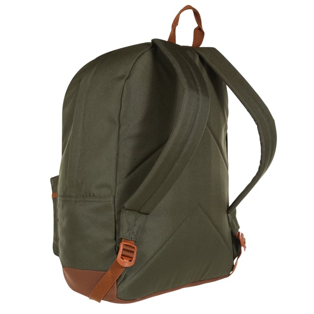 100% Polyester. Stoff: Recycelt. Verschluss: Reißverschluss. Verstellbarer Schultergurt, Schlüsselclip, Laptop-Tasche, gepolsterte Gurte. Fächer: Laptop. Taschen: 1 Sicherheitstasche, 1 gepolsterte Tasche, 1 Vordertasche, 1 Reißverschlusstasche. Fassungsvermögen: 20L. 43 x 30 x 16 cm