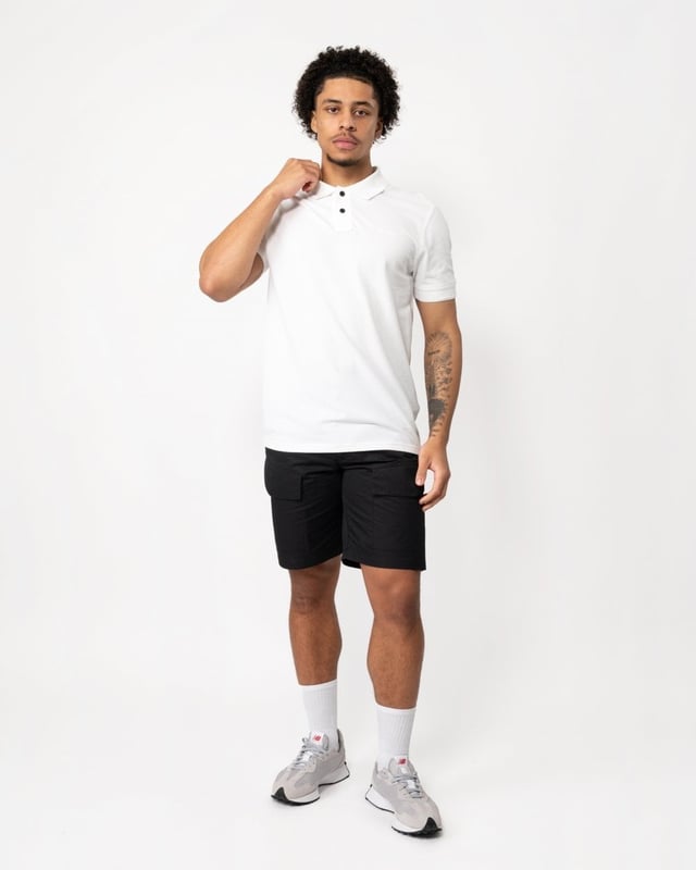 A sporty polo shirt cut to a regular fit in salt-washed piqué with a tonal logo print at the left chest by BOSS Menswear.
Regular fitFlat-knit collarNumber of buttons: 2Short sleevesFlat-knit cuffsStandard length
100% Cotton
50507813