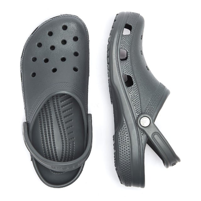 Crocs are the easiest clogs to slip into as they are water-friendly design made from croslite which provides comfort and breathability and easy to clean and quick to dry lightweight soles with a heel strap offers a secure fit.