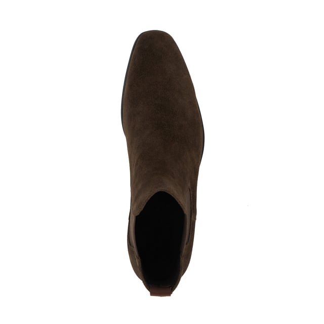 Dune Mens MANDATORY Chelsea Boots Mandatory Synonymous with Dune London, the Chelsea boot is a long-standing classic favoured for its transitional appeal. Signature style Mandatory perfectly blends a contemporary aesthetic with our iconic heritage. Crafted from the finest material and detailed with a quintessential elastic side gusset and grosgrain pull tab, this almond-toed silhouette has been set on a durable rubber outsole. Finished with tonal stitching, this timeless style will become a go-to dressing solution throughout the season.