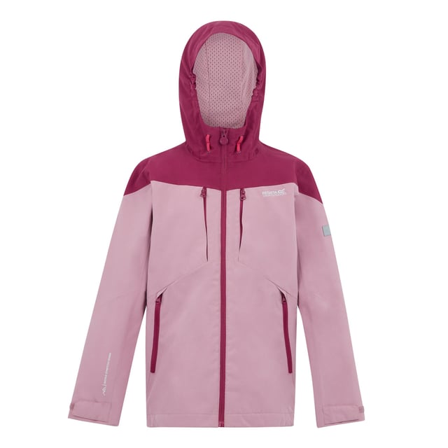 100% Recycled Polyester. Lining: Mesh. Design: Contrast, Logo. 165gsm. Fabric Technology: Breathable, Isotex 15000, Stretch, Taped Seam, Water Repellent. 360 Degree Reflection. Cuff: Adjustable. Neckline: High Collar, Hooded. Sleeve-Type: Long-Sleeved, Taffeta Lined. Hood Features: Grown On Hood. Pockets: 2 Chest Pockets, Zip, 2 Lower Pockets. Fastening: Full Zip. 10000g/m²/24hrs. Hem: Shockcord Hem. 7-8 Years: 26 in. 13 Years: 32 in. 9-10 Years: 28.5 in. 5-6 Years: 24 in. 11-12 Years: 31 in. 3-4 Years: 22.5 in. 14 Years: 33 in. 15-16 Years: 36 in.