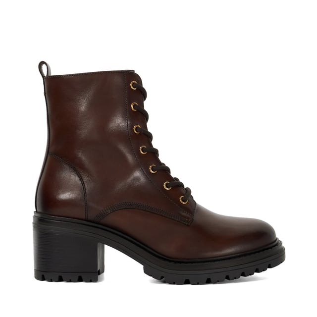 Dune brown ankle boots ladies hotsell