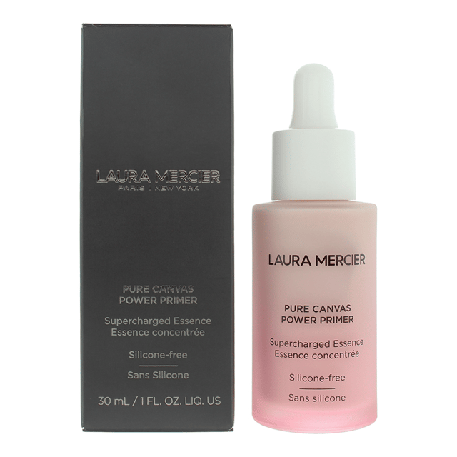 Laura Mercier Pure Canvas Supercharged Essence Primer creates the perfect canvas for makeup application. Suitable for all skin types, this primer leaves your skin feeling smoother, firmer and looking younger. It has a lightweight formula and helps to decrease the look of wrinkles.