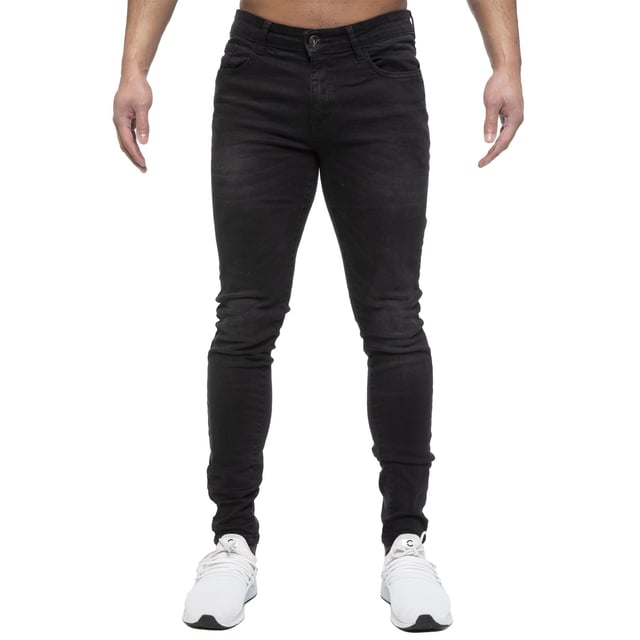 Mens designer stretch jeans top