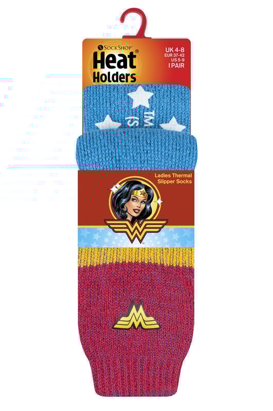 The same coziness and warmth as the original Heat Holders thermal slipper sock but with an additional slipper gripper at the bottom of the foot. However these thermal socks are totally unique with 5 licensed character thermal socks to choose from including Peanuts Minnie Mouse Disney Princes and 2 with Frozen Characters. This is shown by the badges that are embroidered on the front of each sock truly showing your love for Disney and Peanuts!