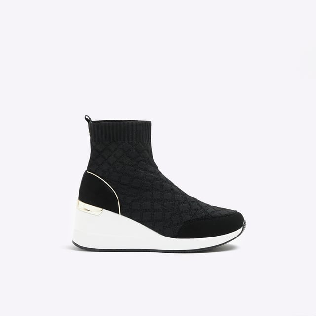 River island wedge trainers store