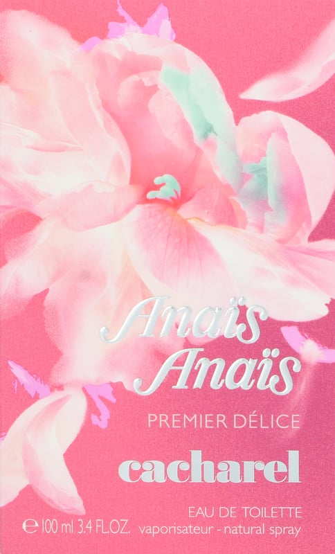 Anais Anais Premier Delice by Cacharel, launched in 2014, is a Floral Fruity Gourmand fragrance for women. Created by Oliver Cresp and Dora Baghriche, this fragrance contains top notes of Galbanum, Orange, Bergamot and Pear, middle notes are Hyacinth and Peony with base notes of Cedar and Cacao. Perfect in Spring, this fragrance is usually worn during the day.
