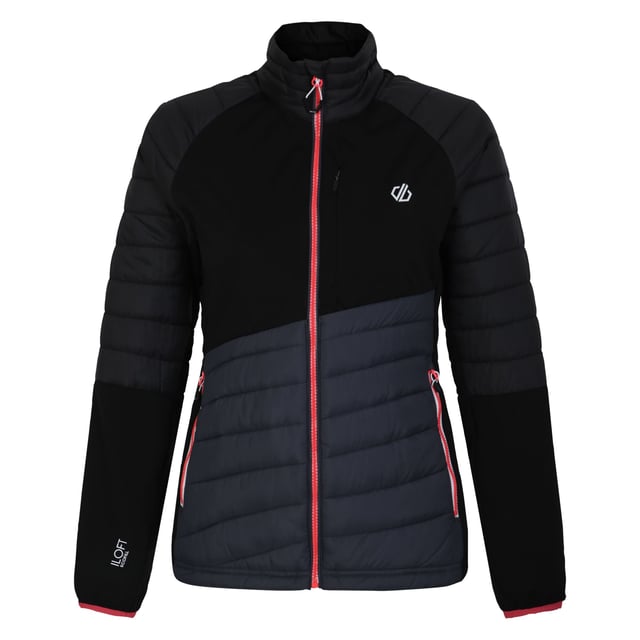 100% polyester. Tyg: Bafflat, Iloft Ecofill, Ripstop, Softshell, Stretch. Design: Logo, Quiltad, Ärmtryck. Tygteknik: ARED 15/15, Andningsbart, Ilus D-Lab, Lätt, Ventilerat, Vattenavvisande, Vattentätt, Vindtätt. Märkesdragkedja, hakskydd, inre dragkedja, vadderad. Ärm-typ: Långärmad. Halsringning: Stående krage. Manschett: Stretchbindning. Fickor: 2 sidofickor, 1 bröstficka, dragkedja, osynlig dragkedja. Fästning: Hel dragkedja. Hållbarhet: Tillverkad av återvunnet material. 8 UK: 32 tum. 10 UK: 34 tum. 12 UK: 36 tum 14 UK: 38 tum 20 UK: 45 tum 18 UK: 43 tum 16 UK: 40 tum