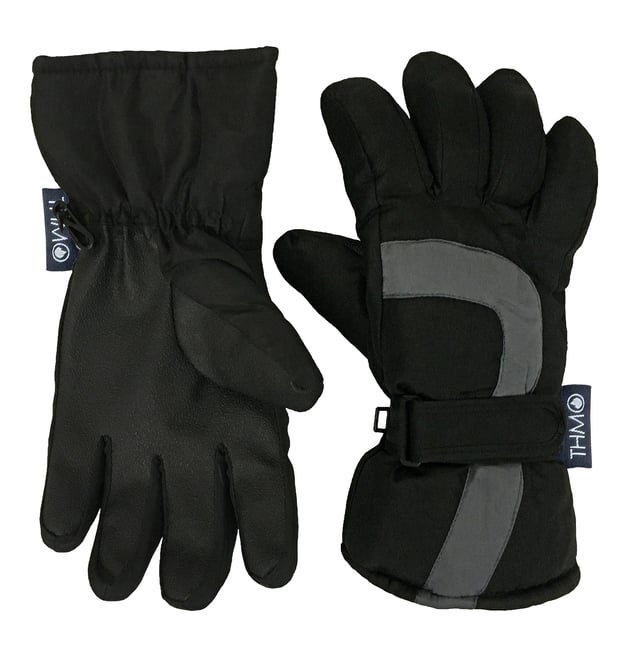 Kids Thinsulate Ski Gloves for Winter THMO Waterproof Fleece