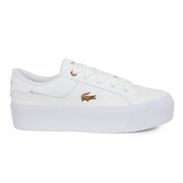 The Lacoste Ziane Platform 123 1 CFA Women’s White Trainers combine timeless elegance with a contemporary edge, making them a stylish choice for women who love classic sneakers with a modern twist. These trainers feature a sleek low-profile design with a subtle platform sole for a boost in height and style, offering comfort and versatility for any casual outfit.
 
Key Features:
Premium White Upper: 

Crafted from durable synthetic or leather materials (depending on design), the smooth white upper provides a clean, polished look that pairs easily with various outfits.

Platform Sole: 

The subtle platform sole adds a touch of height while maintaining comfort, giving these trainers a modern, feminine edge.

Iconic Lacoste Branding: 

The signature Lacoste crocodile logo is elegantly placed on the side, with additional branding on the heel and tongue for a refined finish.

Minimalist Design: 

With its clean lines and understated details, these trainers offer a timeless look suitable for casual outings or smart-casual styling.

Comfortable Fit: 

A cushioned insole and padded collar ensure maximum comfort, making these trainers perfect for all-day wear.

Breathable Lining: 

The interior features a soft and breathable lining, keeping your feet cool and comfortable throughout the day.

Durable Rubber Outsole: 

Designed for grip and longevity, the sturdy rubber outsole provides reliable traction on a variety of surfaces.

Lace-Up Closure: 

The classic lace-up fastening allows for a secure and customizable fit, ensuring the trainers stay snug and comfortable.

 
The Lacoste Ziane Platform 123 1 CFA Women’s White Trainers are a versatile addition to any wardrobe, offering a blend of classic style and contemporary flair. Whether paired with jeans, dresses, or shorts, these trainers deliver an effortlessly chic look with the comfort and quality Lacoste is known for.
 
 
 