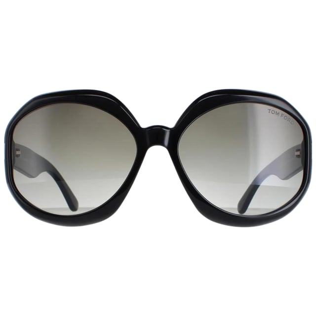 Tom Ford FT1011 01B Georgia Black Sunglasses. A touch of fun for your summer days, but nothing too out of the ordinary for a Tom Ford collectible. Tom Ford Black Sunglass perfect for the summer. Tom Ford Black FT1011 01B  Sunglasses, Lens Width = 62mm, Nose Bridge Width = 17mm, Arm Length = 135mm, Made in Italy. Sunglasses, Sunglasses Case, Cleaning Cloth and Care Instructions all Included, 100% Protection Against UVA & UVB Sunlight and Conform to British Standard EN 1836:2005. Tom Ford Black Sunglasses. FT1011 01B Georgia