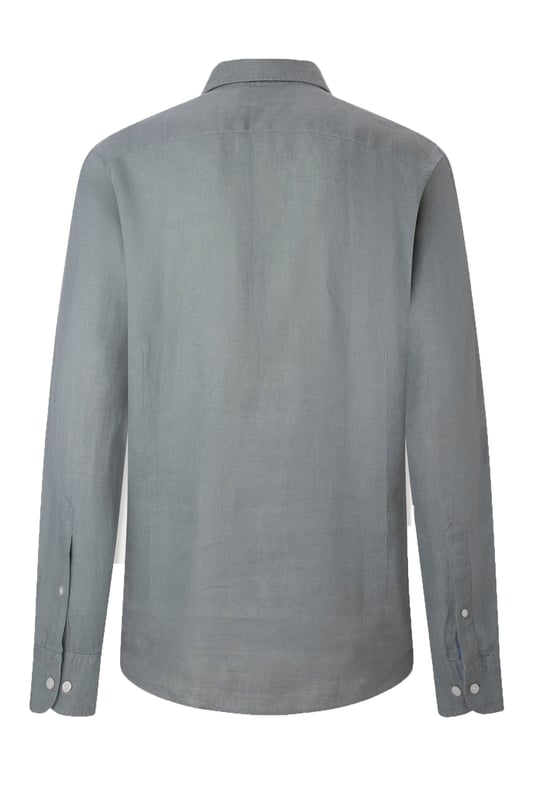Hackett Long Sleeved Linen Shirt Green
This 100% linen shirt boasts a herringbone weave, button down collar and tonal branding. The nice contrast trims to the inner collar and cuffs add a touch of sophistication.

100% linen
Slim Fit
Button Down Collar
Style - HM309839