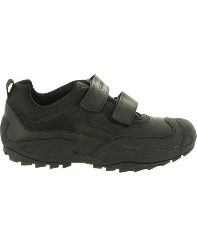 SHOES GEOX FOR BOY J841WB 05411 J NEW SAVAGE Black, Padded insole, Nonslip soles, Flexible sole